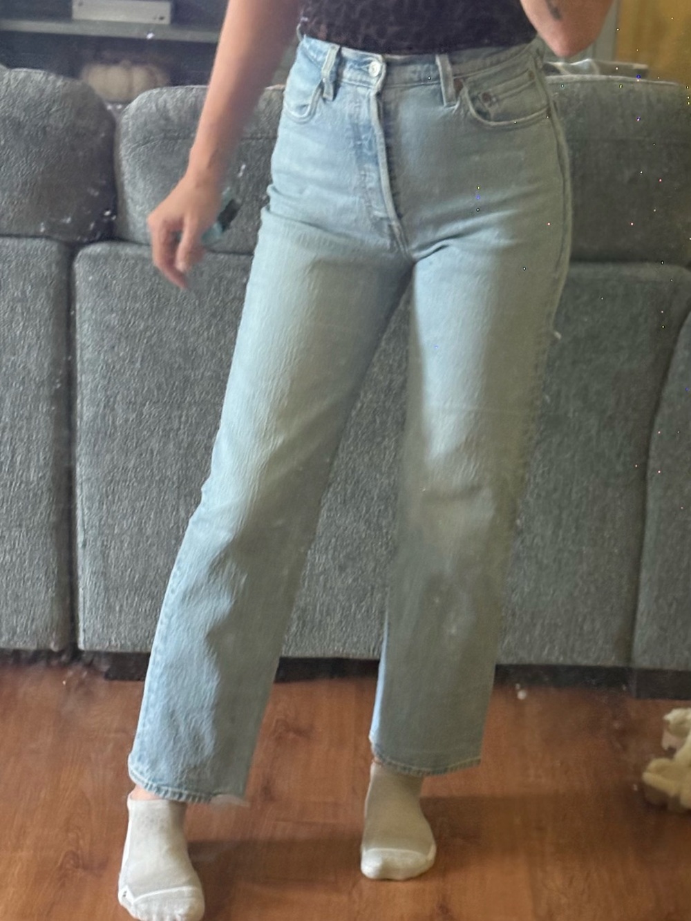 Levi’s Ribcage Straight Denim Jeans - Picture 2 of 10